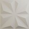 Ekena Millwork 19 5/8in. W x 19 5/8in. H Bailey EnduraWall Decorative 3D Wall Panel Covers 2.67 Sq. Ft. WP20X20BIGBW - alternate 1